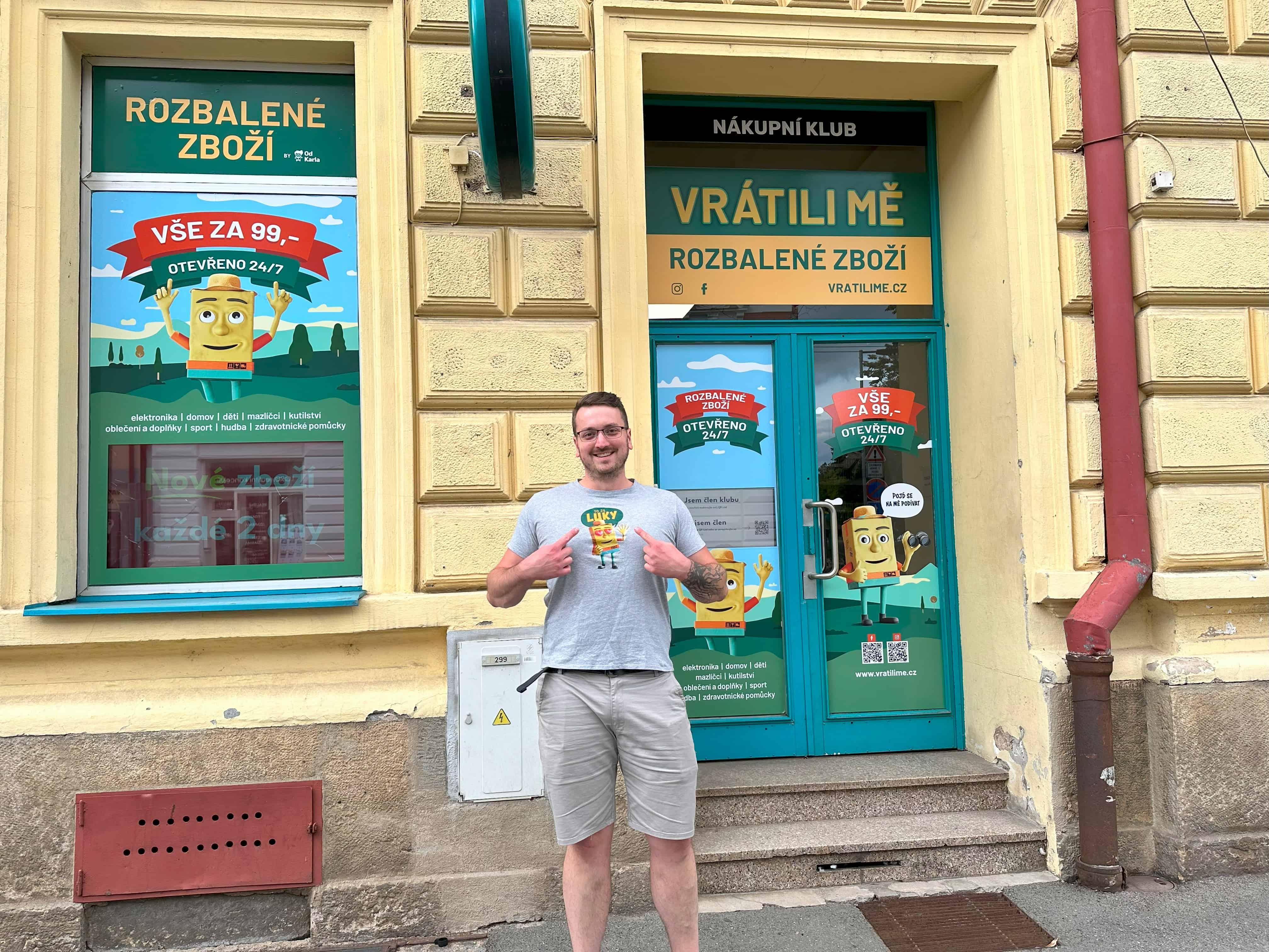 Vrátili mě — prodejna